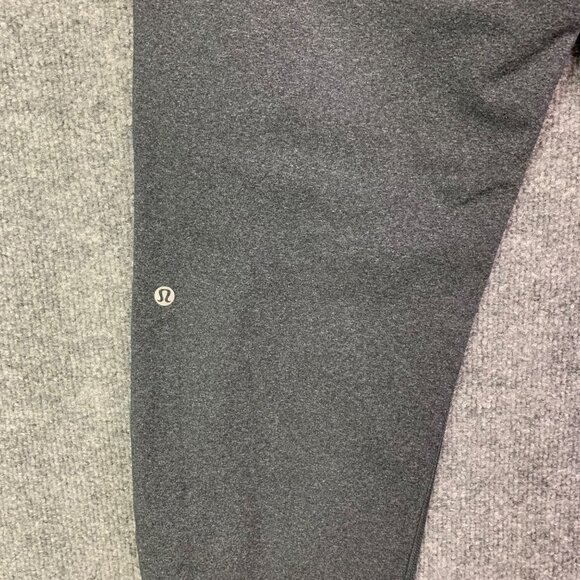 Lululemon Mens Gray Sweatpants Size L With Drawstring & Zipper Pockets - Picture 3 of 10